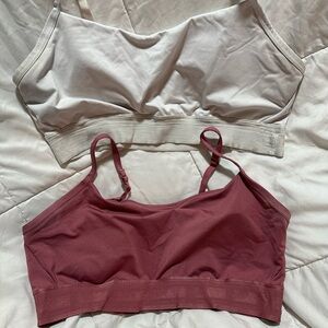 Victoria's Secret White and Pink Bras